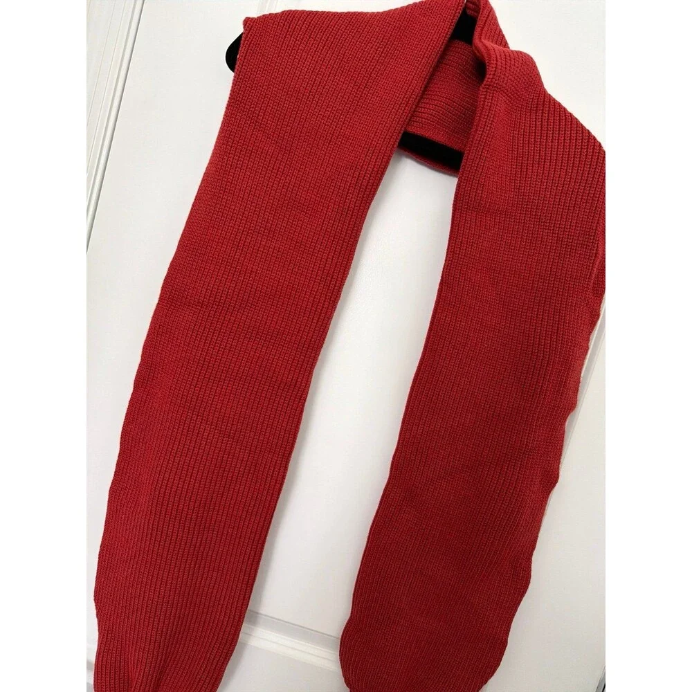 NEW Freyda Harper Multifunctional Sweater Scarf Wrap Burnt Orange Fall Color